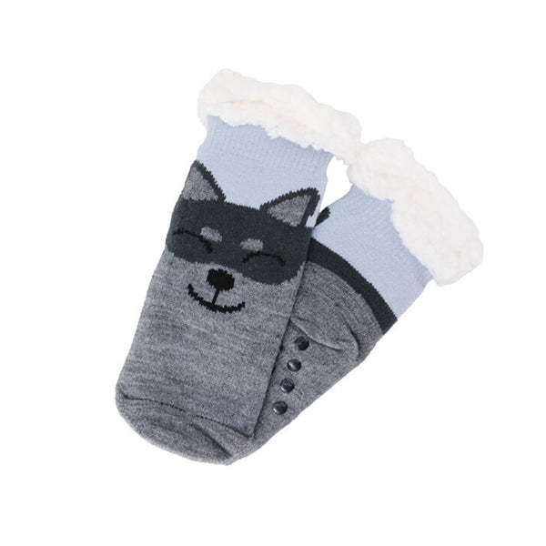Mobileleb Clothing Brand New / Model-4 Kids Slipper Socks Winter Warm Fleece - 96515, Available in Different Colors
