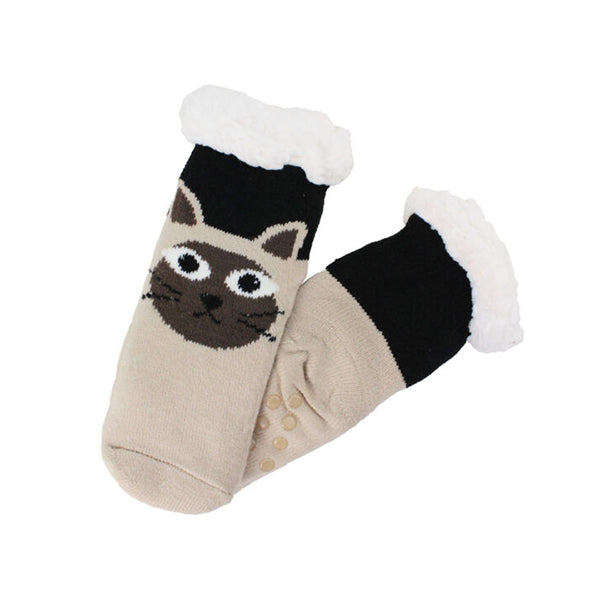 Mobileleb Clothing Brand New / Model-5 Kids Slipper Socks Winter Warm Fleece - 96515, Available in Different Colors
