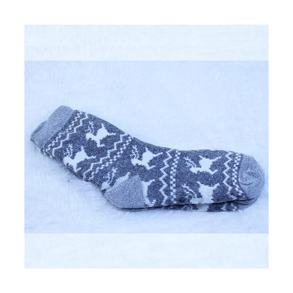 Mobileleb Clothing Brand New / Model-2 Men Winter Thermal Fleece Lining Knit Slipper Socks - 97406