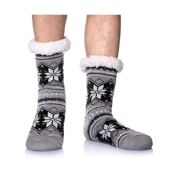 Mobileleb Clothing Brand New / Model-5 Men Winter Thermal Fleece Lining Socks - 97405, Available in Different Colors