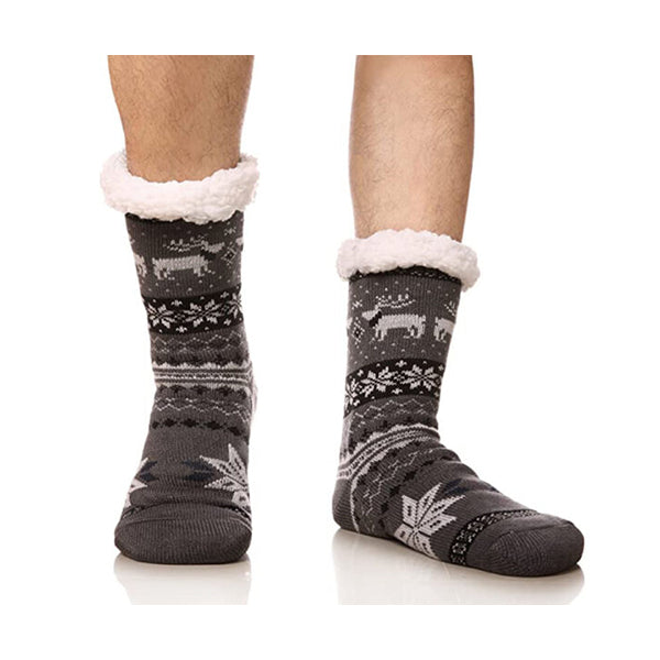 Mobileleb Clothing Brand New / Model-4 Men Winter Thermal Fleece Lining Socks - 97405, Available in Different Colors