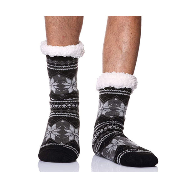 Mobileleb Clothing Brand New / Model-2 Men Winter Thermal Fleece Lining Socks - 97405, Available in Different Colors