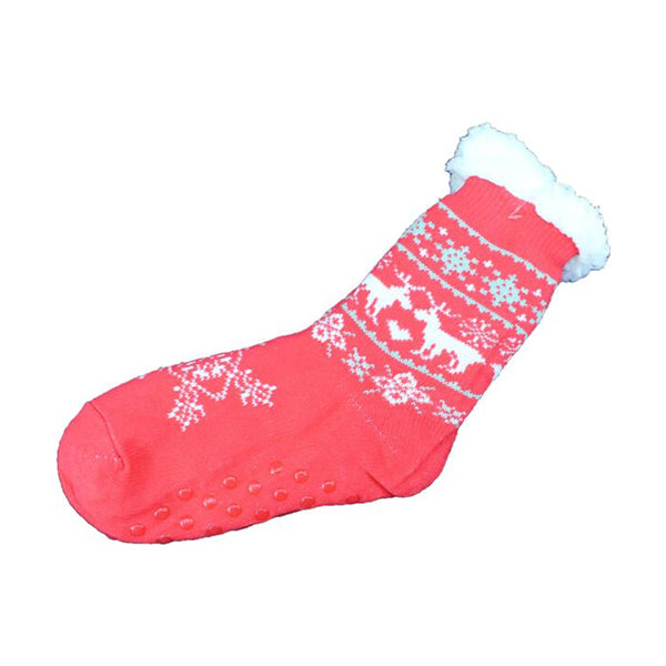 Mobileleb Clothing Brand New / Model-3 Women Slipper Socks Winter Warm Fleece - 96500, Available in Different Colors