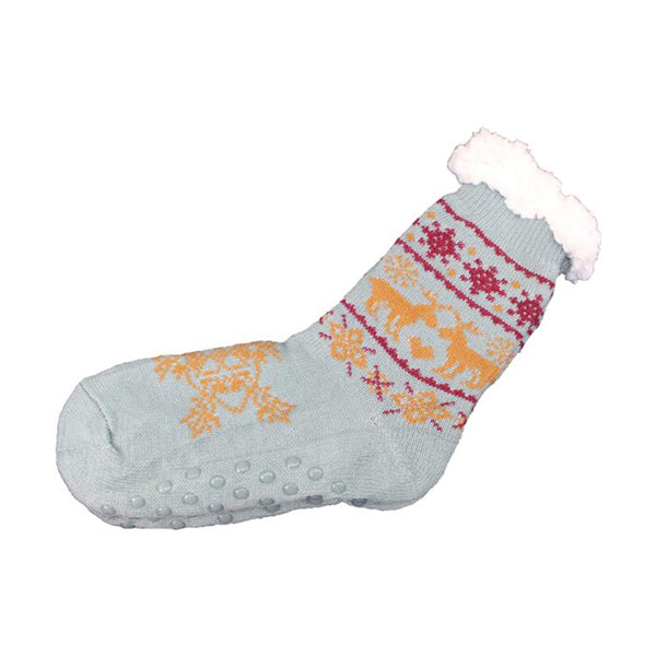 Mobileleb Clothing Brand New / Model-4 Women Slipper Socks Winter Warm Fleece - 96500, Available in Different Colors