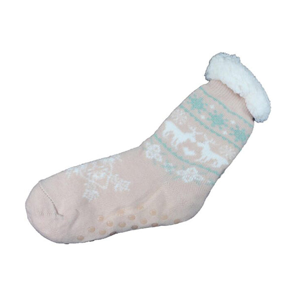 Mobileleb Clothing Brand New / Model-5 Women Slipper Socks Winter Warm Fleece - 96500, Available in Different Colors