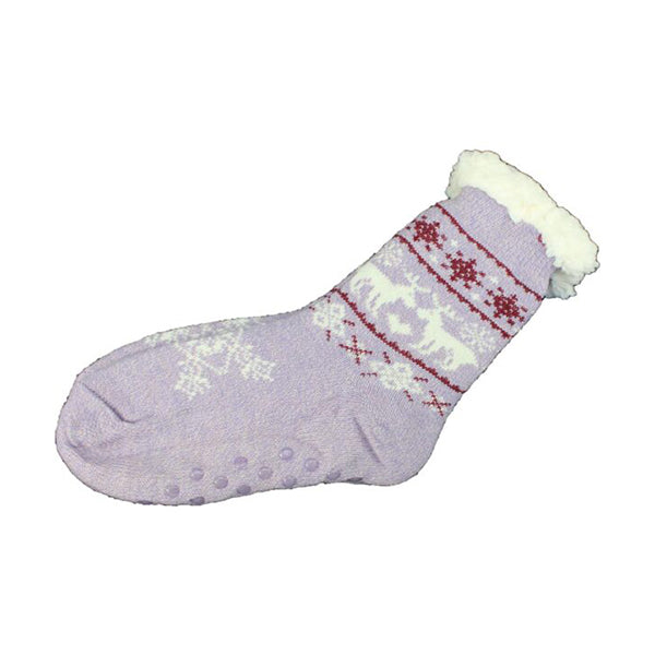 Mobileleb Clothing Brand New / Model-2 Women Slipper Socks Winter Warm Fleece - 96500, Available in Different Colors