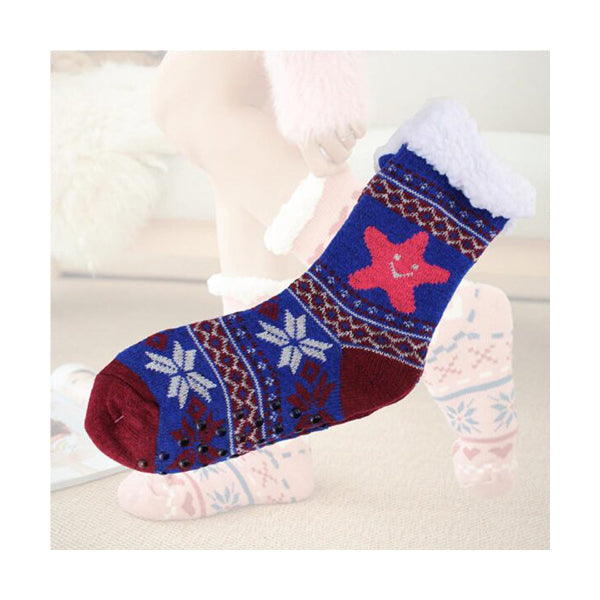 Mobileleb Clothing Brand New / Model-6 Women Slipper Socks Winter Warm Fleece - 96501, Available in Different Colors