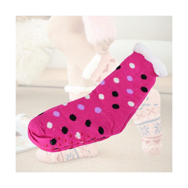 Mobileleb Clothing Brand New / Model-4 Women Slipper Socks Winter Warm Fleece - 96518, Available in Different Colors