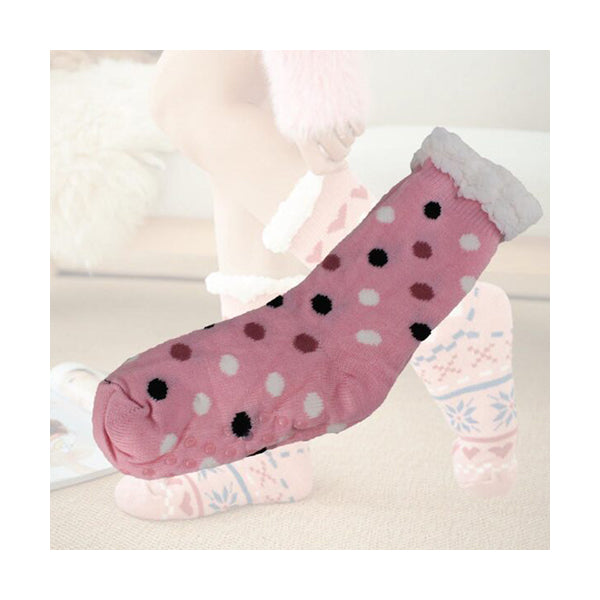 Mobileleb Clothing Brand New / Model-2 Women Slipper Socks Winter Warm Fleece - 96518, Available in Different Colors