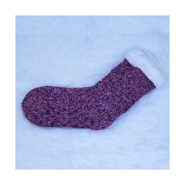 Mobileleb Clothing Brand New / Model-6 Women Slipper Socks Winter Warm Fleece - 97388, Available in Different Colors