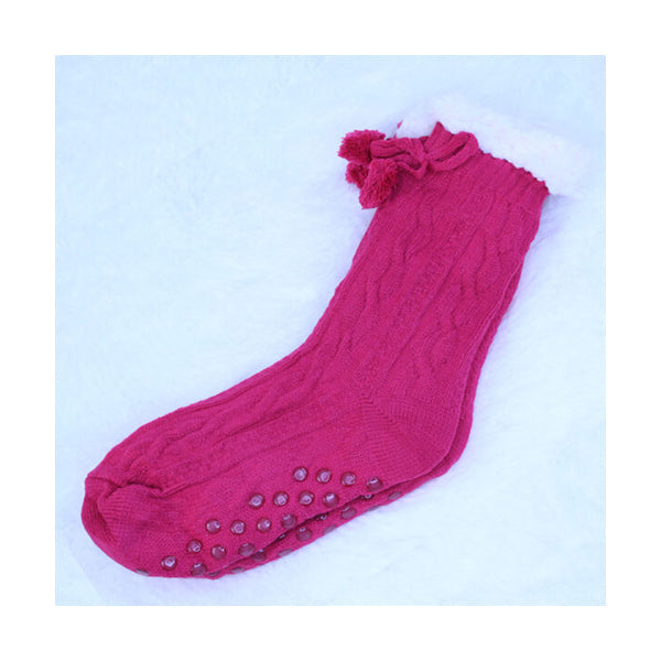 Mobileleb Clothing Brand New / Model-3 Women Slipper Socks Winter Warm Fleece - 97389, Available in Different Colors