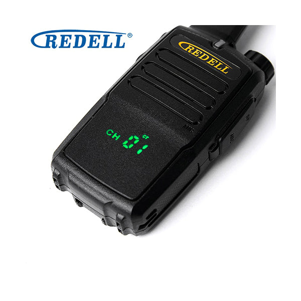 Mobileleb Communications Black / Brand New Redell Rechargeable Two Ways Radio 16 Channel Set of 2 - R6308 - W18