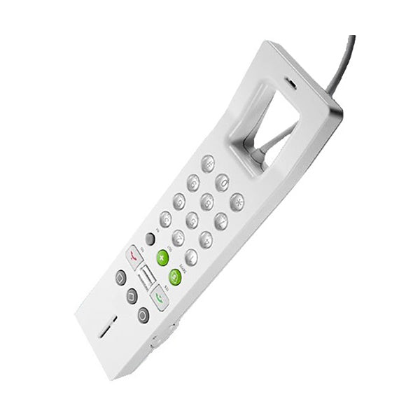Mobileleb Communications White / Brand New USB Telephone Headset for Skype and Whatsapp 2-in-1 Speaker Microphone - M04