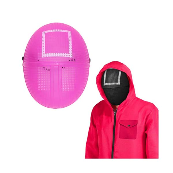 Mobileleb Costumes & Accessories Pink / Brand New Squid Game, Colored Face Mask Glow In The Dark - SQMASK