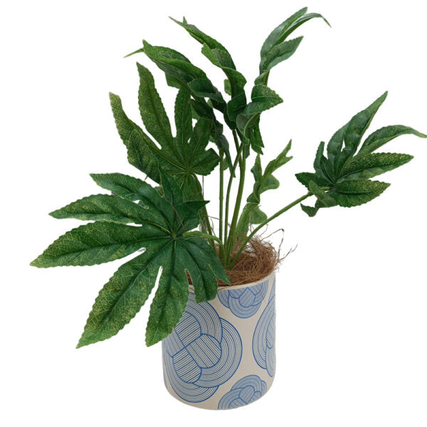 Mobileleb Decor Blue / Brand New Artificial Plants Potted #0213-55 - 98416
