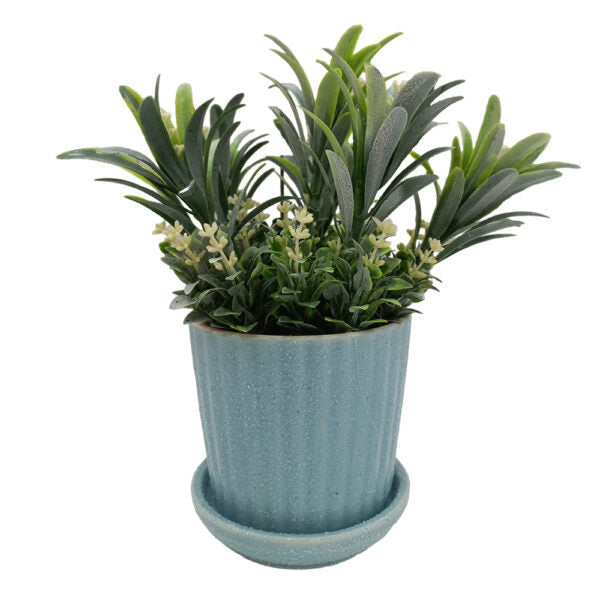 Mobileleb Decor Blue / Brand New Artificial Plants Potted #213-10 - 98394