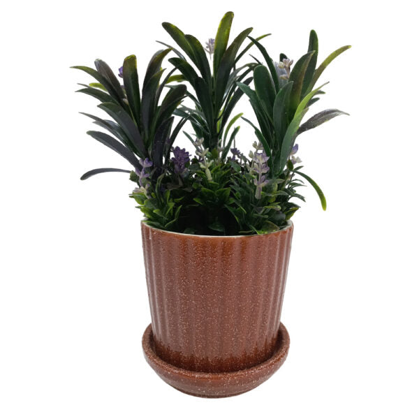 Mobileleb Decor Brown / Brand New Artificial Plants Potted #213-10 - 98394