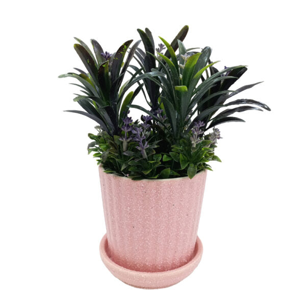 Mobileleb Decor Pink / Brand New Artificial Plants Potted #213-10 - 98394