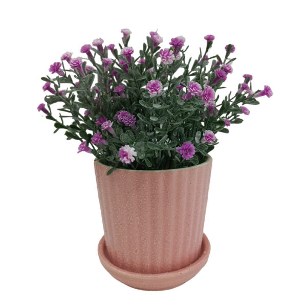 Mobileleb Decor Pink / Brand New Artificial Plants Potted #213-8 - 98392