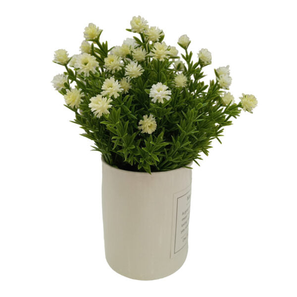 Mobileleb Decor White / Brand New Artificial Plants Potted #552 - 98552