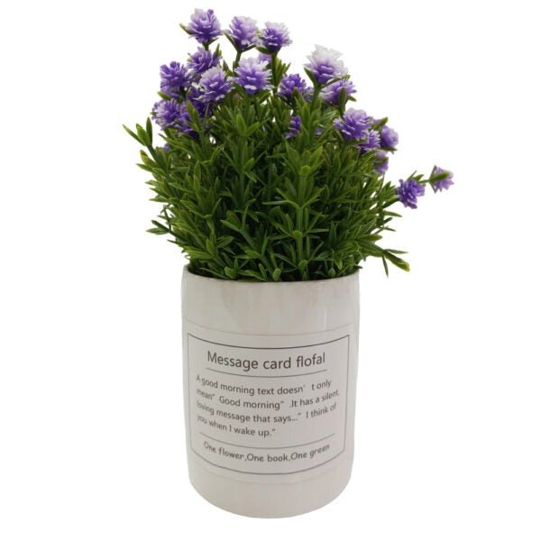 Mobileleb Decor Purple / Brand New Artificial Plants Potted #552 - 98552