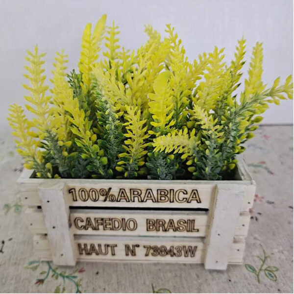 Mobileleb Decor Yellow / Brand New Artificial Small Plant #213-3 - 98387