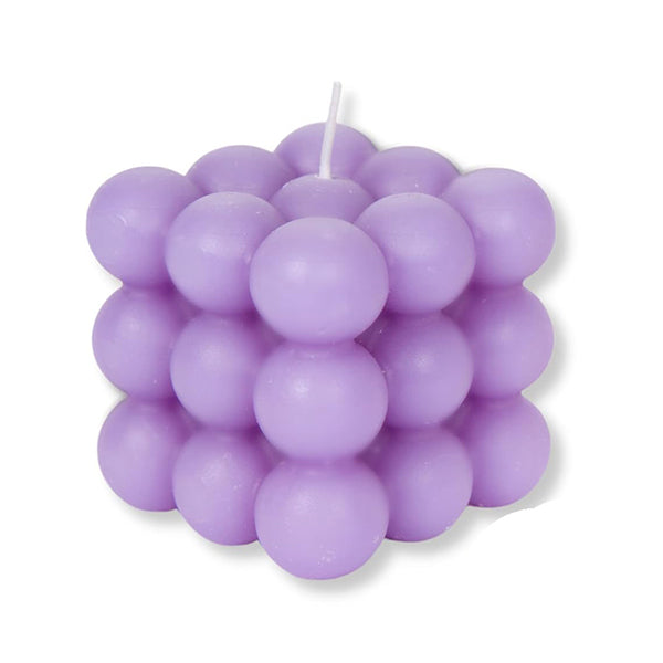 Mobileleb Decor Purple / Brand New Bubble Cube Candles for Home Decor Scented - 12199