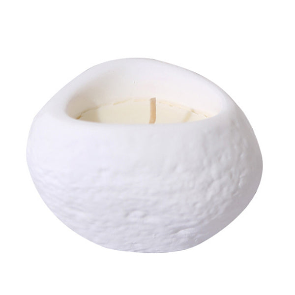 Mobileleb Decor White / Brand New Ceramic Jar Candle 56.2g - 12197