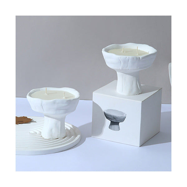 Mobileleb Decor White / Brand New Ceramic Jar Candle 91.85g - 12196