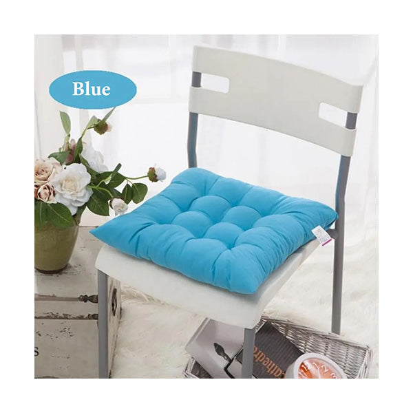 Mobileleb Decor Blue / Brand New Chair Cushions 40*40 Cm Pillow With Soft Laces Sp026 - 10269
