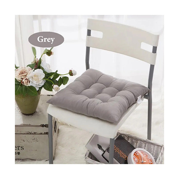 Mobileleb Decor Grey / Brand New Chair Cushions 40*40 Cm Pillow With Soft Laces Sp026 - 10269