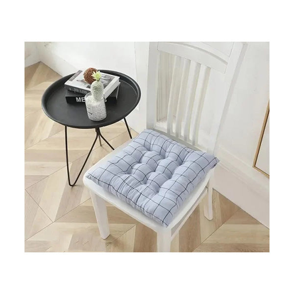 Mobileleb Decor Blue / Brand New Chair Cushions 40*40 Cm Pillow With Soft Laces Sp106 - 10266