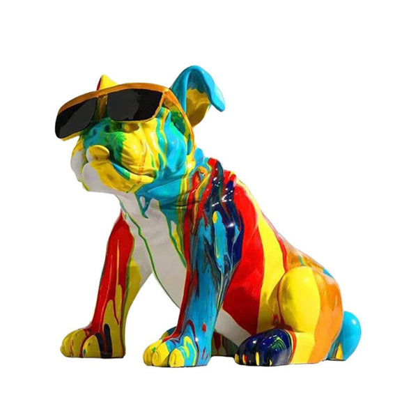 Mobileleb Decor Brand New / Model-1 Creative Colorful Dog Sculpture - Size Large - 97851