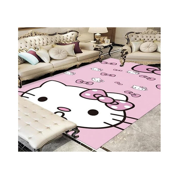 Mobileleb Decor Brand New / Hello Kitty Floor Mat, Size 150Cm x 100Cm - 15787, Available in Different Models