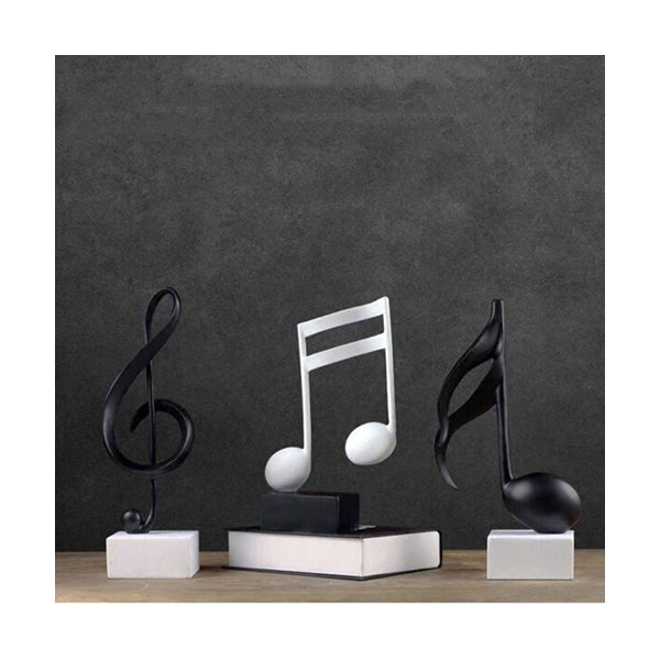 Mobileleb Decor Brand New Music Note Figurine Statue 3 PCS Set - 97877