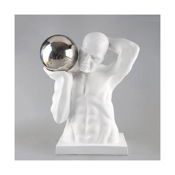 Mobileleb Decor White / Brand New Ornament Sculpture Statue - 97876