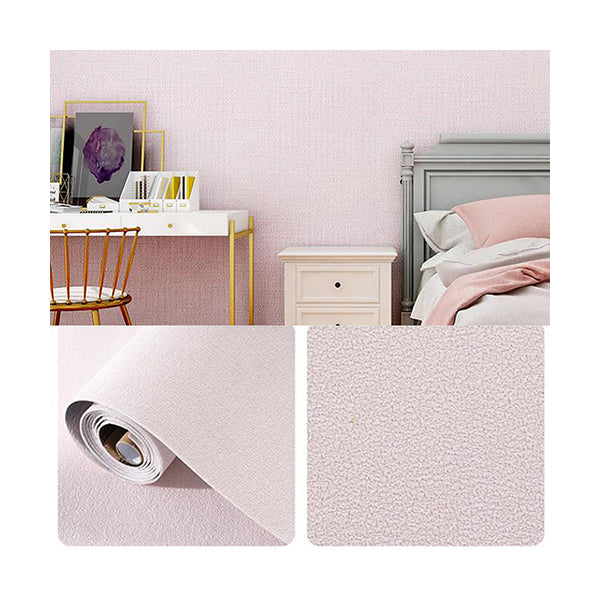 Mobileleb Decor Pink / Brand New Paint Texture Peel-and-Stick 3D Wall Panel Waterproof Wallpaper - 10303