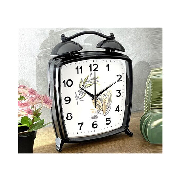 Mobileleb Decor Real Glass Plastic Case Decorative Table And Wall Clock, Home Accessories, Homestyle, Modern Clock, Stylish - 15562