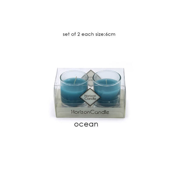 Mobileleb Decor Brand New / Ocean Scented Candles Set of 2 - 15106