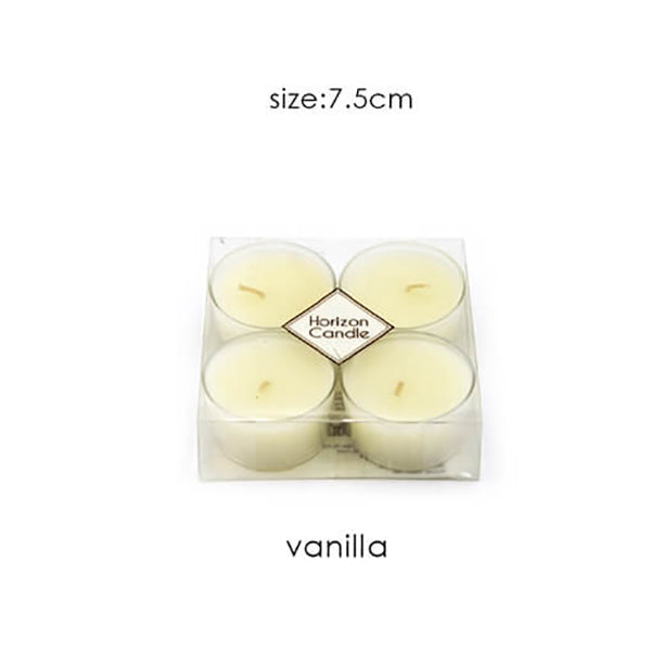 Mobileleb Decor Brand New / Vanilla Scented Candles Set of 4 - 15104