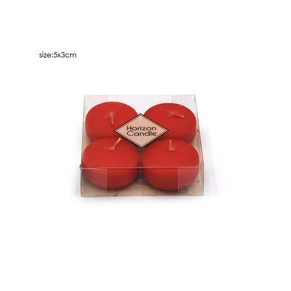 Mobileleb Decor Red / Brand New Scented Candles Set of 4 - 15111