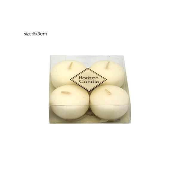 Mobileleb Decor White / Brand New Scented Candles Set of 4 - 15111