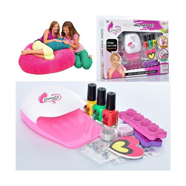 Mobileleb Pink / Brand New DIY, Glam Salon Nail Polish Set for Kids - 96935