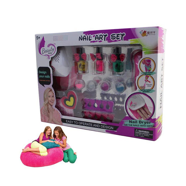 Mobileleb Pink / Brand New DIY, Nail Machine Nail Care Makeup Play Set - 96578