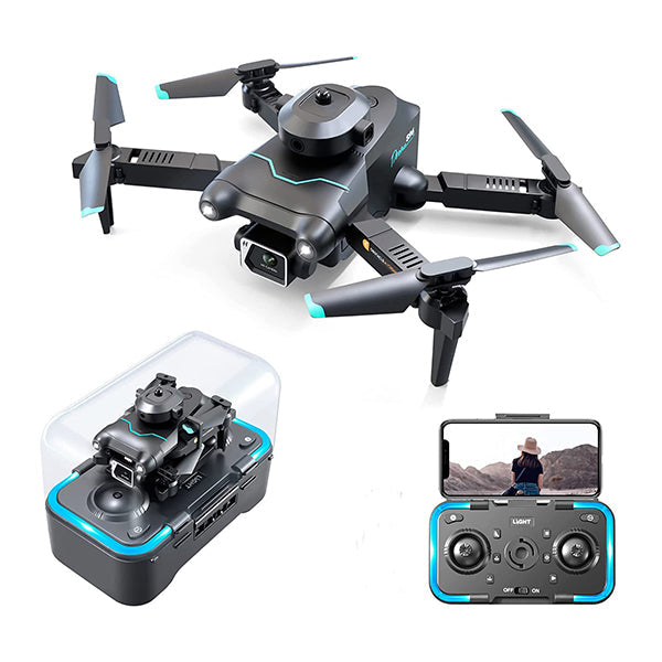 Mobileleb Drones Black / Brand New S96 Mini Drone, 4K Obstacle Avoid Optical-Flow Single Camera HD FPV Wi-Fi Upgraded Foldable Quadcopter RC Helicopters