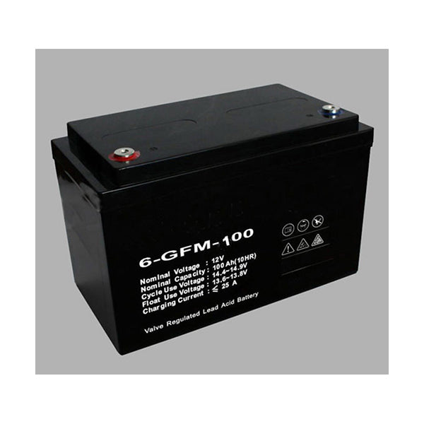 Mobileleb Electronics Accessories Black / Brand New Battery Lead Acid 12 V 100 Ah 28.2kg Rechargeable - B112H