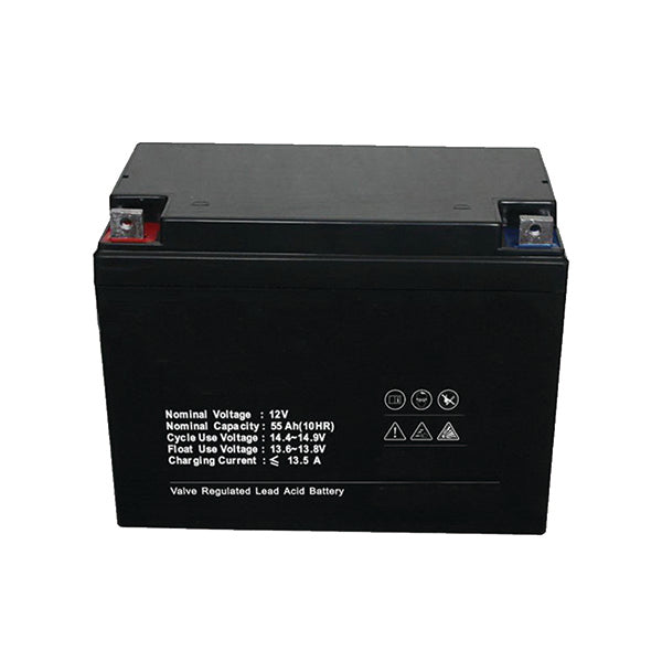 Mobileleb Electronics Accessories Black / Brand New Battery Lead Acid 12 V 55 Ah 16.3kg Rechargeable - B112F