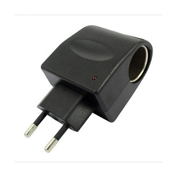 Mobileleb Electronics Accessories Black / Brand New Car to AC Adapter 12V Car Cigarette Lighter Socket Adapter - VA307G