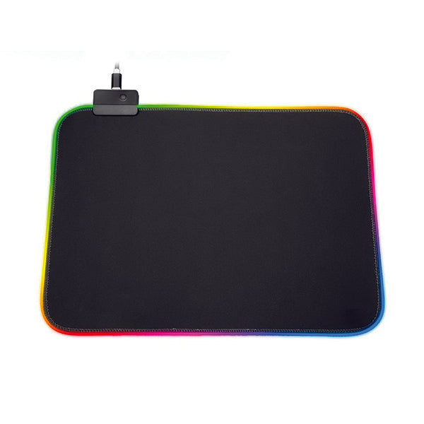 Mobileleb Electronics Accessories Black / Brand New Gaming Mouse Pad Non-Slip Rubber Base with RGB Lights 7 Colors - RS02 - P410
