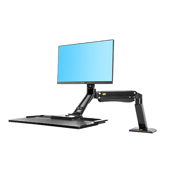 Mobileleb Electronics Accessories Black / Brand New NB Standing Desk Sit Stand Adjustable Work Station Heavy Duty Fits 22-32 Inch - NB40 